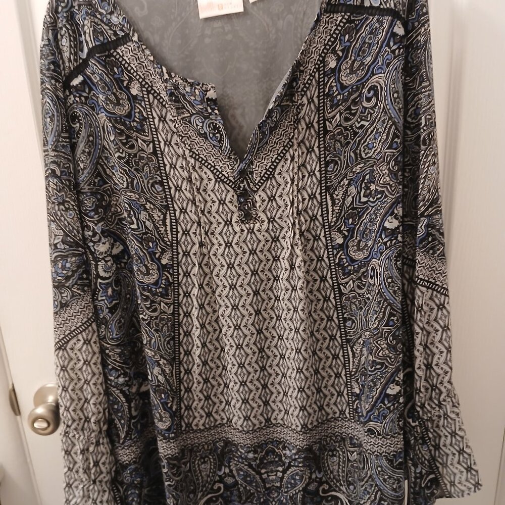 Belle by Kim Gravel Modern Mosaic Blouse